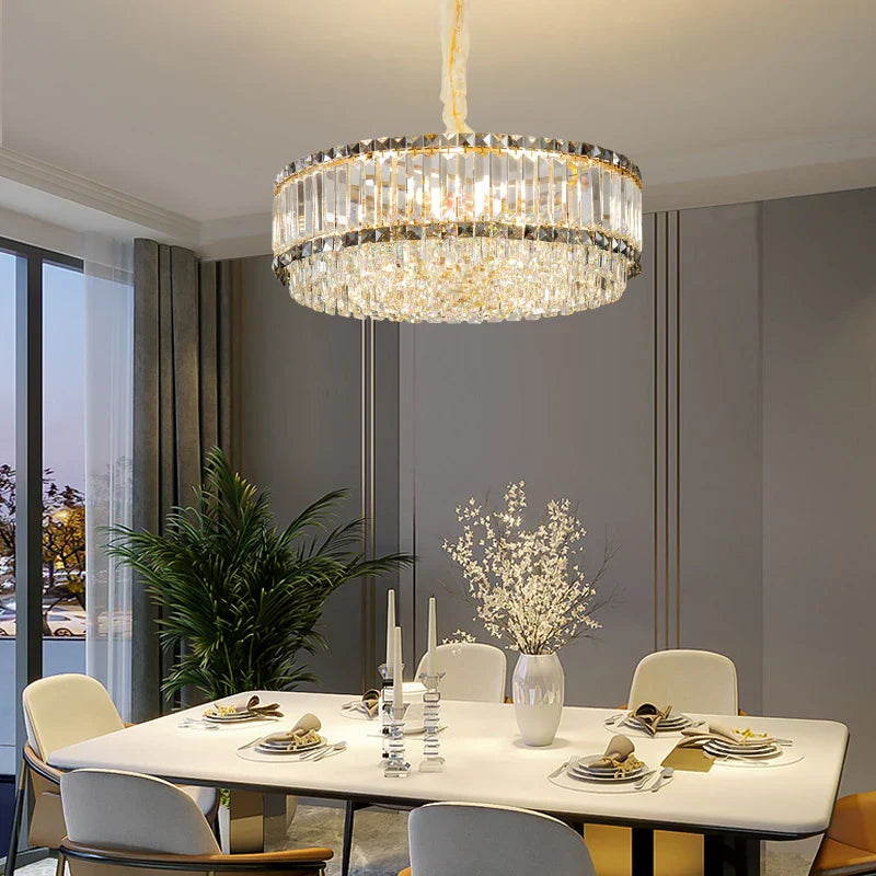 DecorBites™ French Crystal Chandelier for Living Room, Dining Room, and Master Bedroom