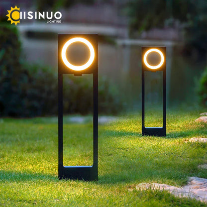 Farola LED DecorBites™ de 12 W con base de aluminio para jardín, sendero, patio o entrada de vehículos.