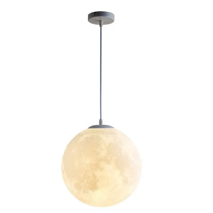 Lámpara colgante LED DecorBites™ Cream Moon: Iluminación moderna para sala de estar, cocina y dormitorio