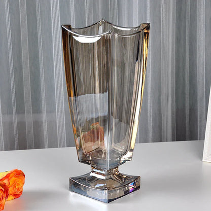 DecorBites™ Large Crystal Glass Fruit Plate | Elegant Home Luxury Decor Ornaments