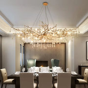 Lámpara de Suspensión de Cobre de Lujo de Araña de Cristal de Rama LED™ Decorbites