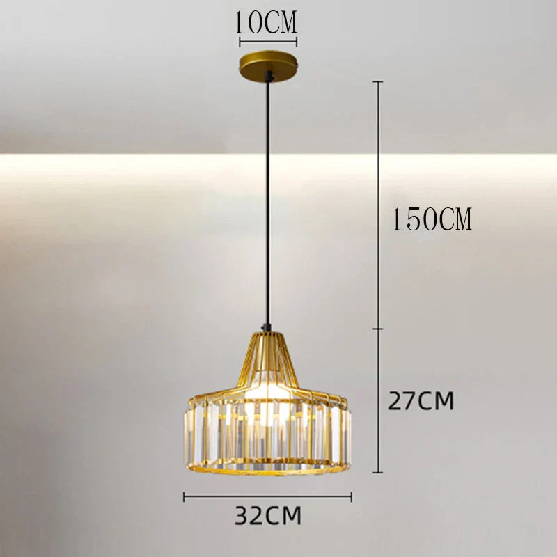 Lámpara colgante LED DecorBites™ para una decoración elegante de interiores en el dormitorio.