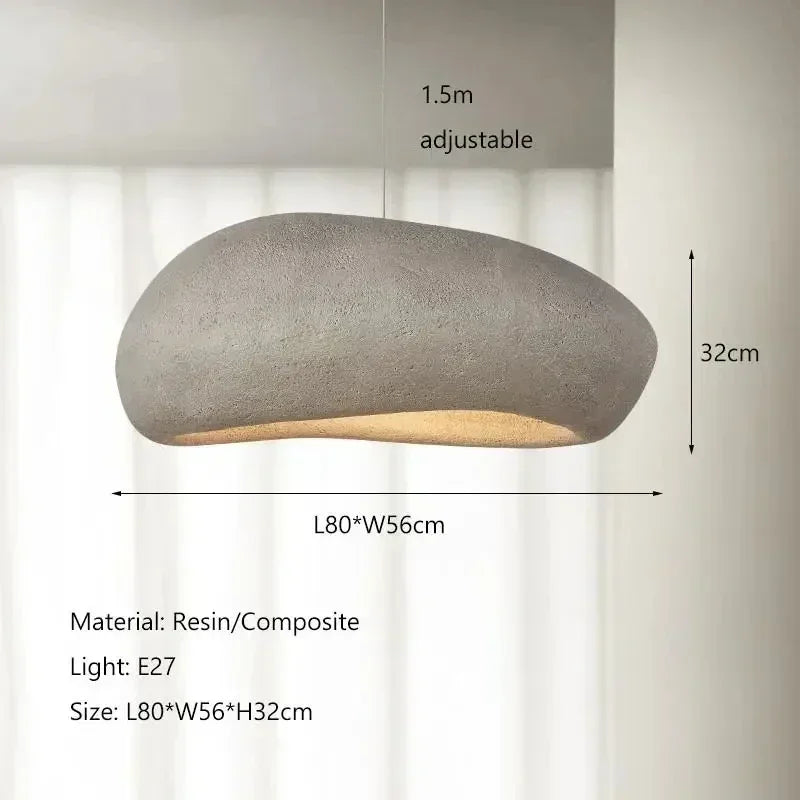 DecorBites™ Japanese Style Wabi-sabi LED Pendant Chandelier for Living, Dining, or Bar Decoration