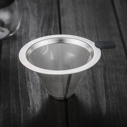 Decorbites™ Cafetera de Vidrio con Filtro de Acero Inoxidable - Utensilios para Café Duraderos