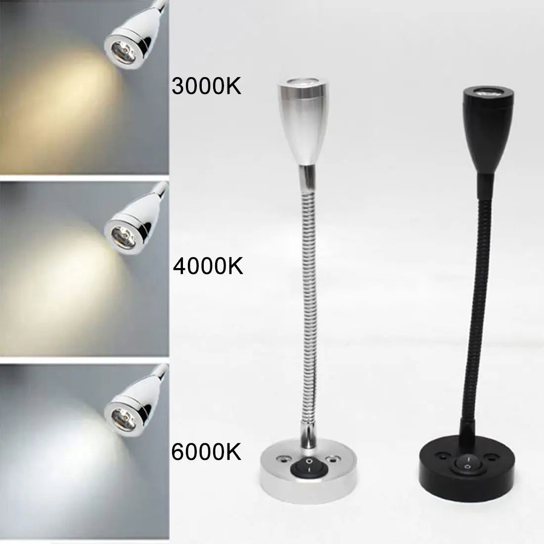 DecorBites™ LED Reading Light for RV Boat, Truck, Motorhome, Yachts, Camper, Bedside