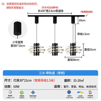 DecorBites™ Designer Restaurant Pendant Lamp Modern Light Luxury Italian LED Chandeliers Nordic Home Decor