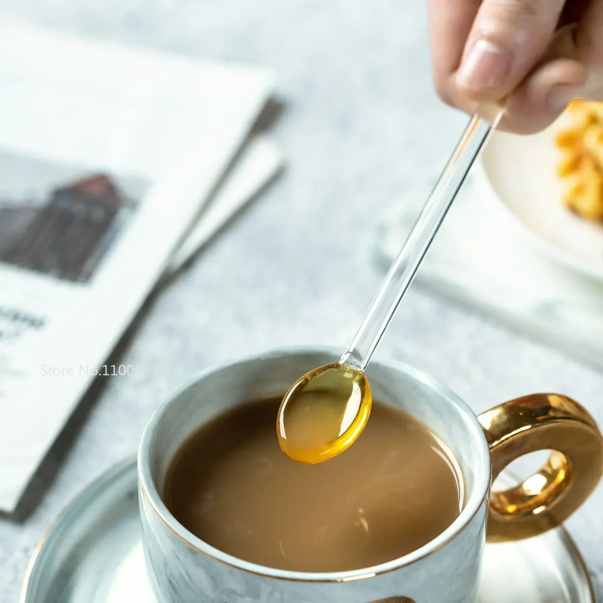 Glass Heat-Resistant Spoon Set