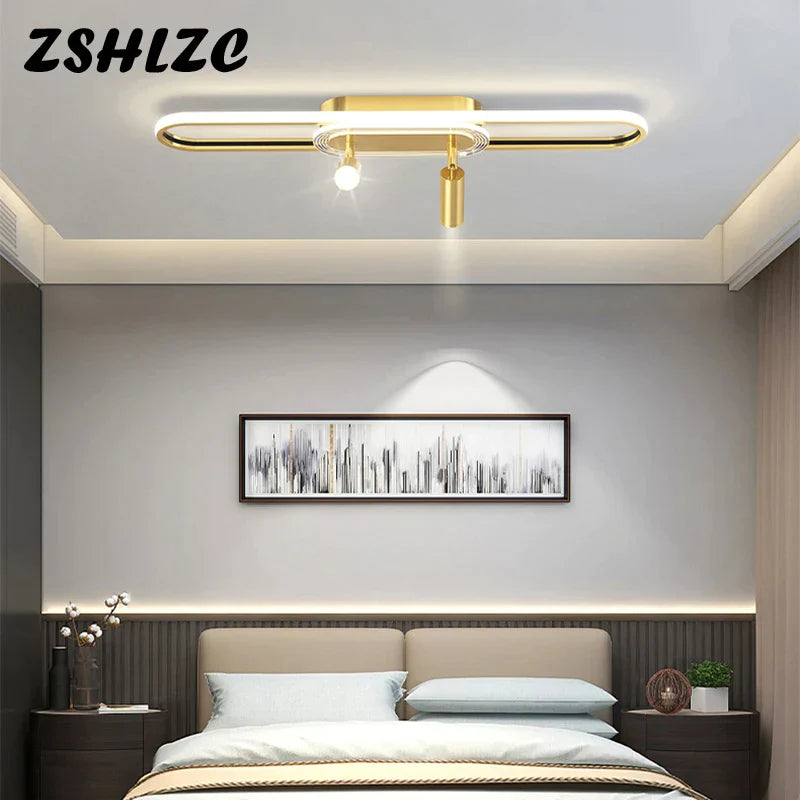 DecorBites™ LED Chandelier: Modern Ceiling Lighting for Living Dining Bedroom Kitchen Aisle