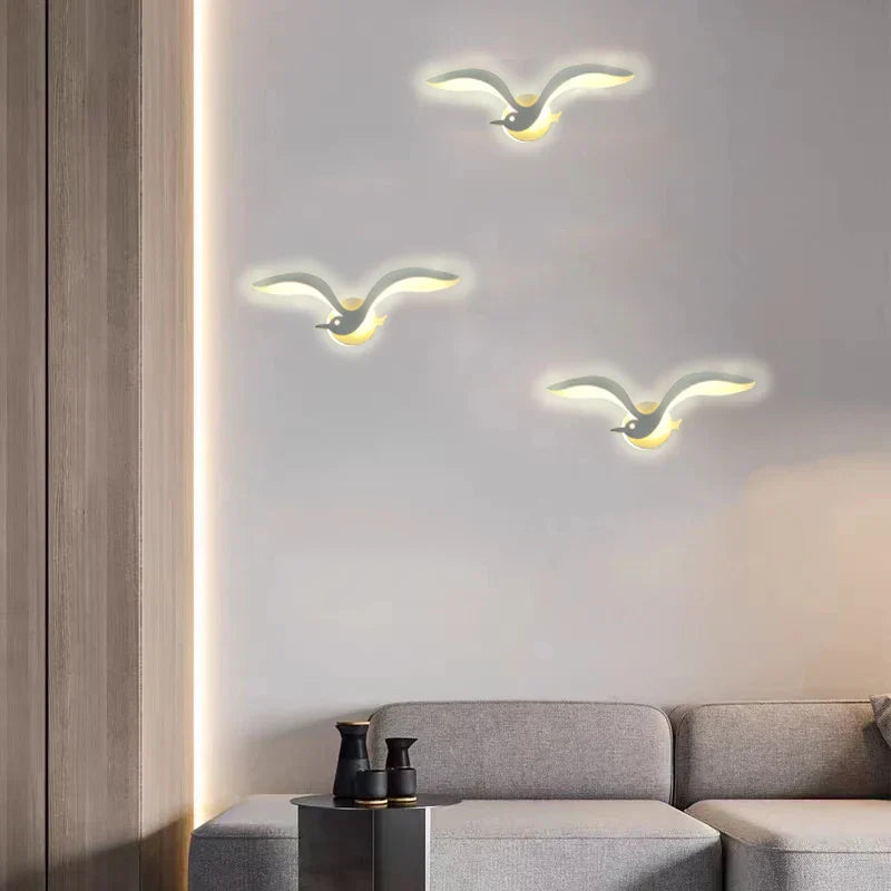 DecorBites™ LED Jellyfish Wall Sconce Light for Modern Indoor Living Room Bedroom Stair Lamp