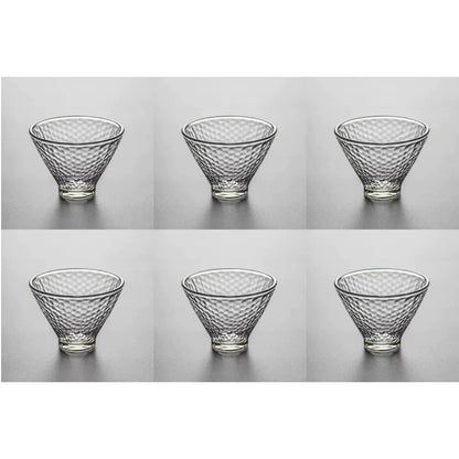 DecorBites™ Japanese Tea Cup Set of Cute Heat-resistant Glass Mugs and Teacups