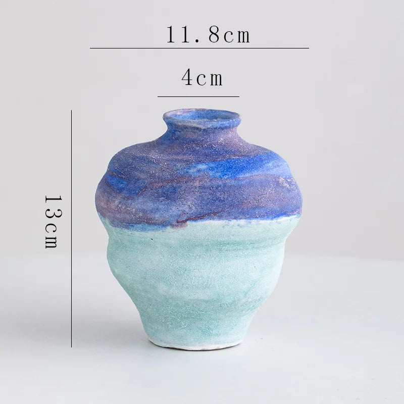Gradient Ceramic Table Vase