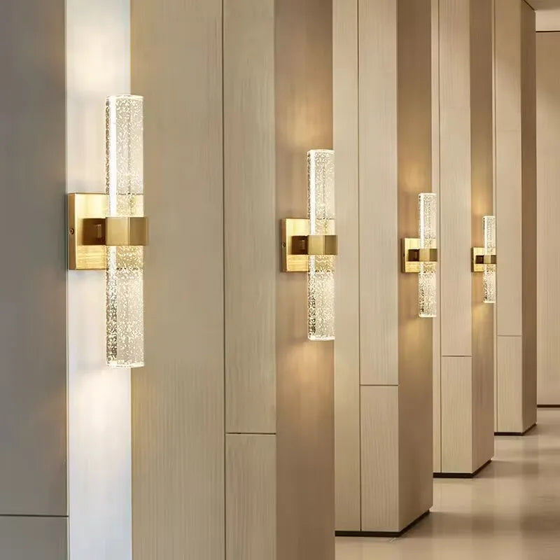 DecorBites™ Gold Wall Sconce Light for Bedroom Living Room Hallway 10W