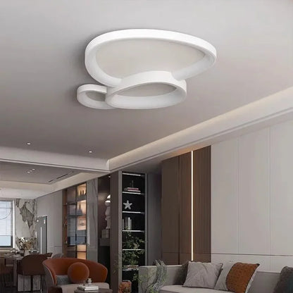 Lámpara de techo LED DecorBites™ con control remoto para sala de estar, dormitorio y comedor.