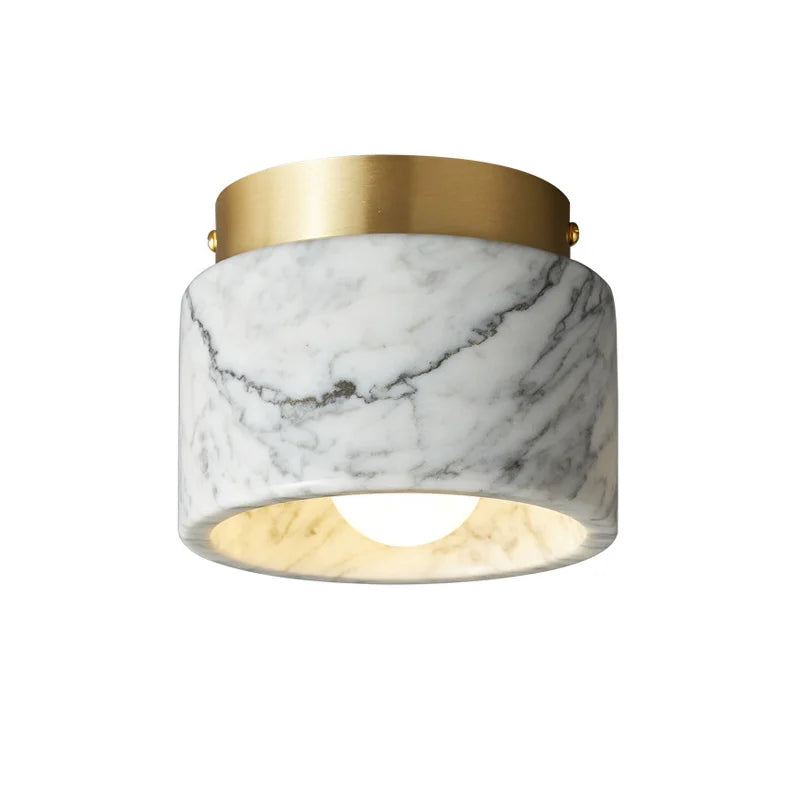 DecorBites™ Green White Marble Downlight for Luxe Living Spaces