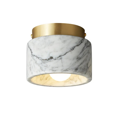 DecorBites™ Green White Marble Downlight for Luxe Living Spaces