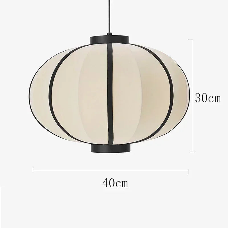 DecorBites™ Japanese Umbrella Pendant Lamp - LED Ceiling Lantern for Living Room Bedroom Office