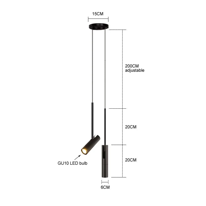 DecorBites™ LED Chandelier Pendant Lighting for Home Decor, Dining Room, Restaurant, and Bar