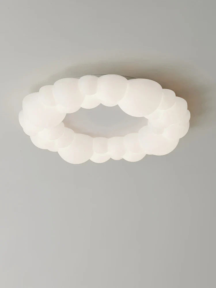 DecorBites™ Cloud LED Chandelier Modern Nordic Ceiling Lamp Ring Lighting