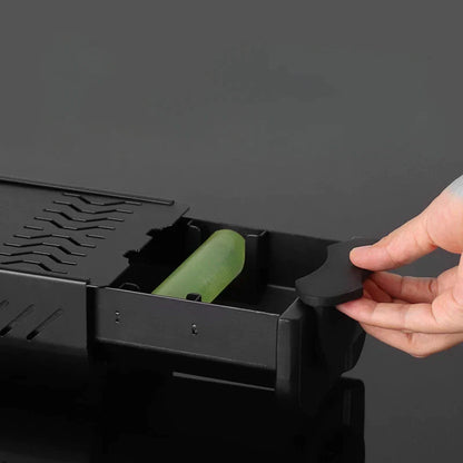 DecorBites™ Espresso Knockbox Grounds Bin & Barista Tamping Station Tray