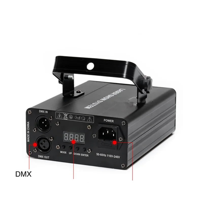DecorBites™ Laser Music Control Projector: DJ Disco Party Karaoke Spotlight