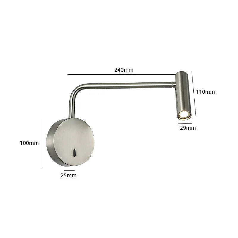 DecorBites™ Enna LED Dimmable Floor Lamp in Gold/Black/White for Minimalist Home Decor