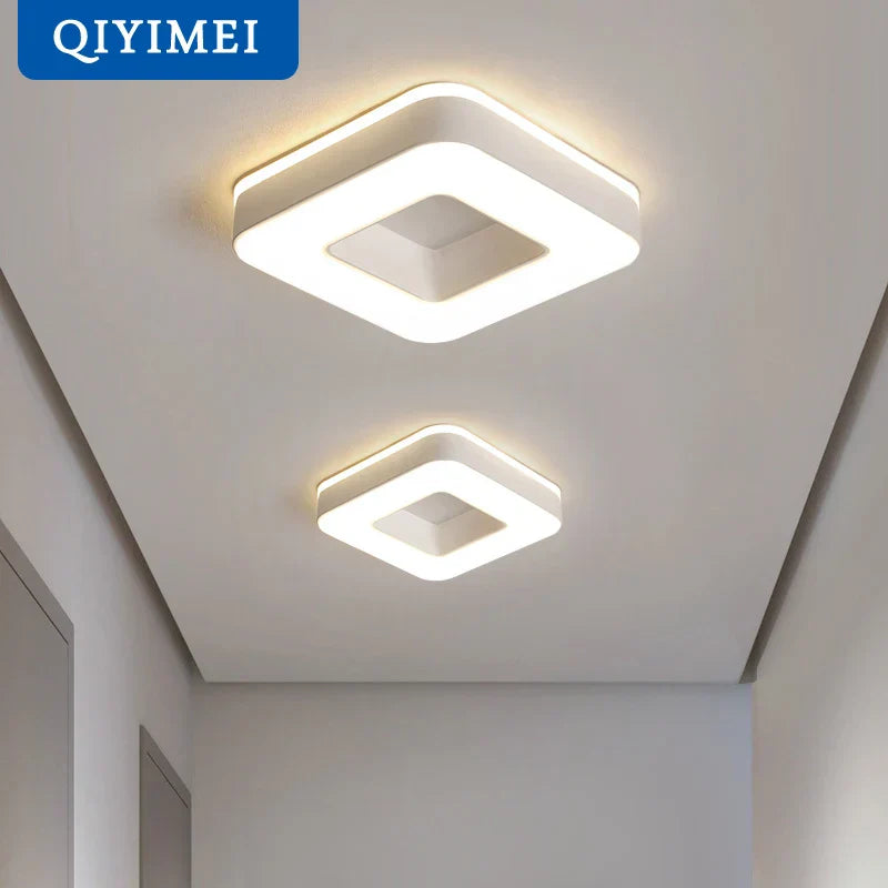 DecorBites™ LED Ceiling Light for Corridor Art Gallery Decoration in White or Black
