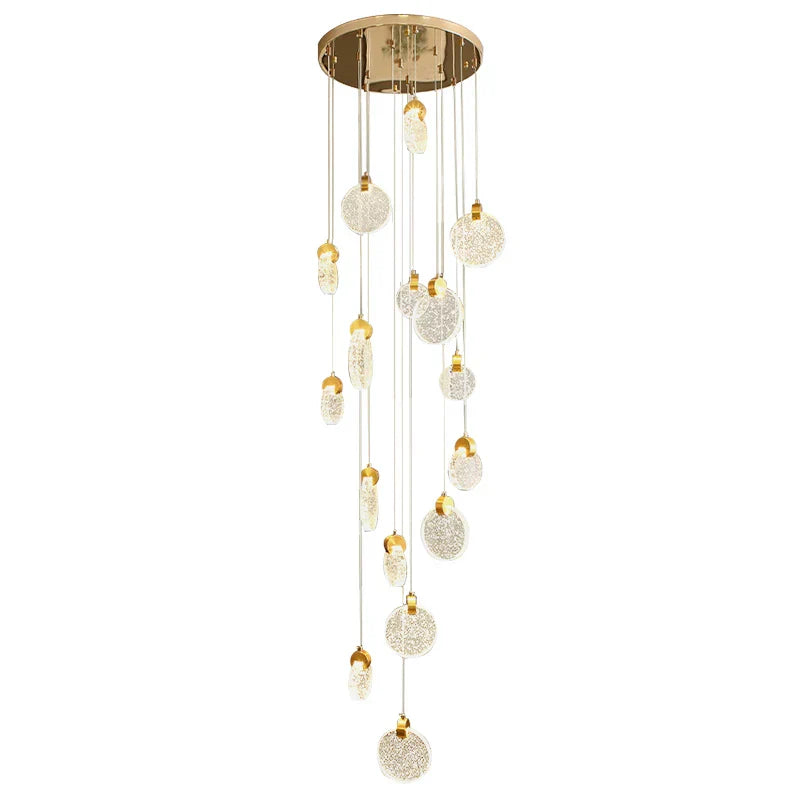 DecorBites™ Crystal LED Chandelier for Modern Living Room Decor
