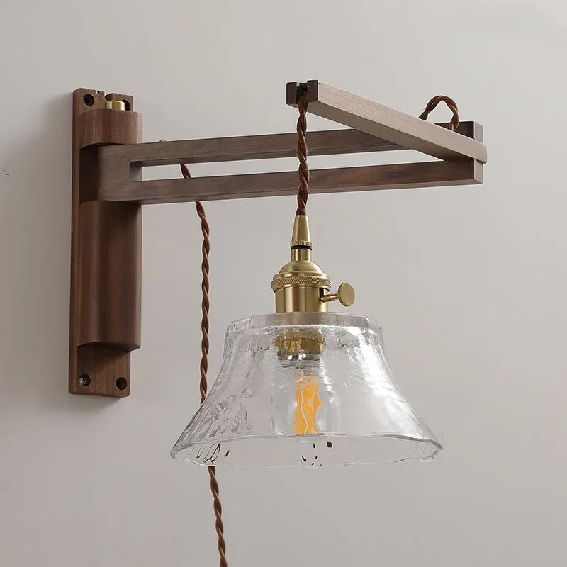 DecorBites™ Clear Glass LED Wall Sconce Modern Stair Light Fixture Home Decor