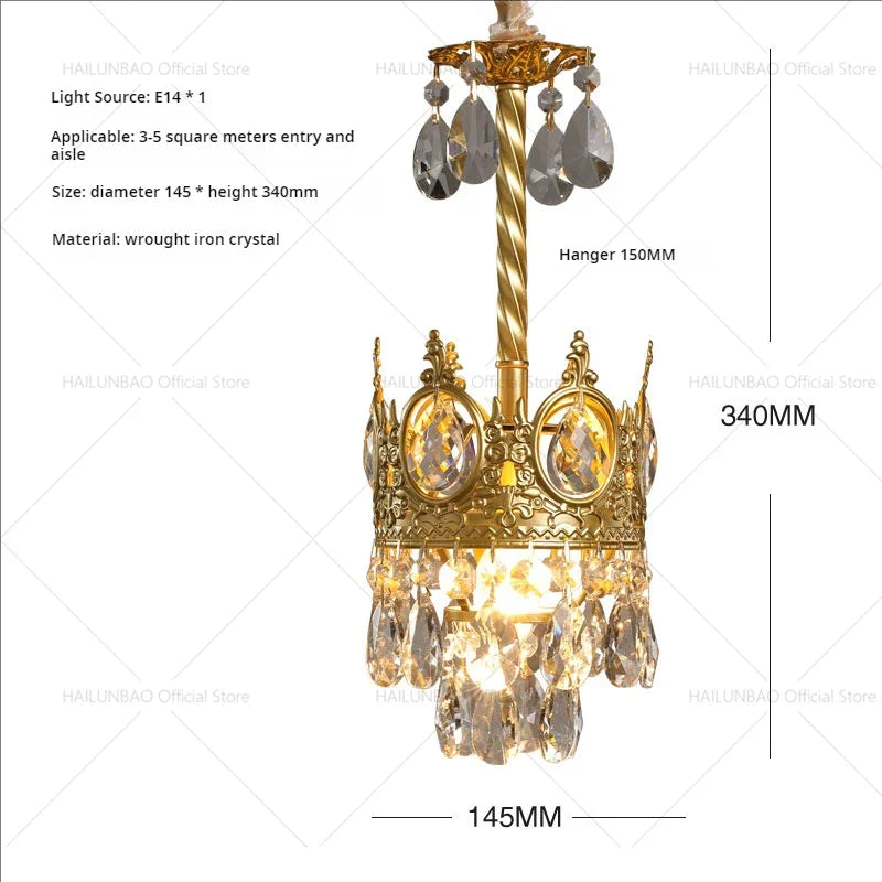 DecorBites™ Crystal Chandelier: Modern Luxury Lighting for Dining, Bedroom, and Living Room