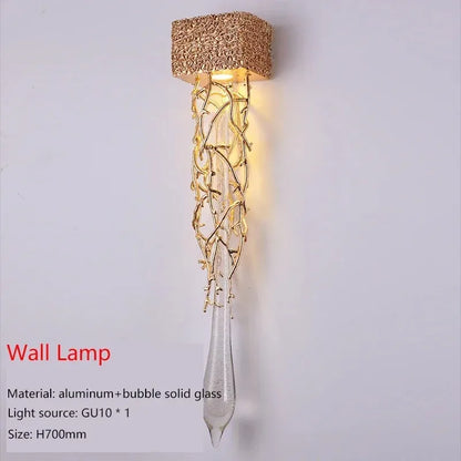 DecorBites™ Branch Art Cage Crystal Chandelier for Modern Dining Room Lighting