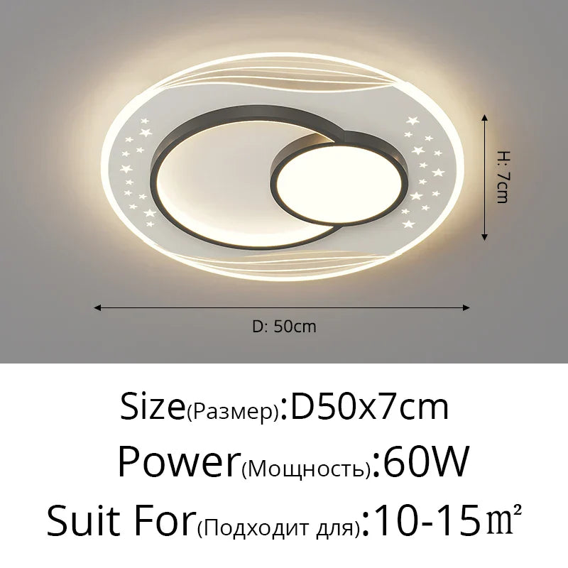 DecorBites™ LED Chandelier: Modern Living Room Bedroom Dining Room Kitchen Lighting