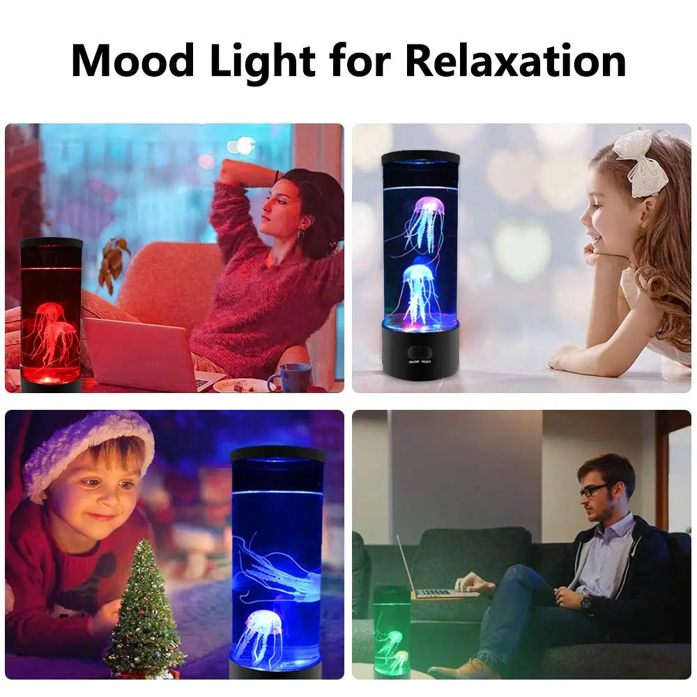 LED Jellyfish Night Lamp