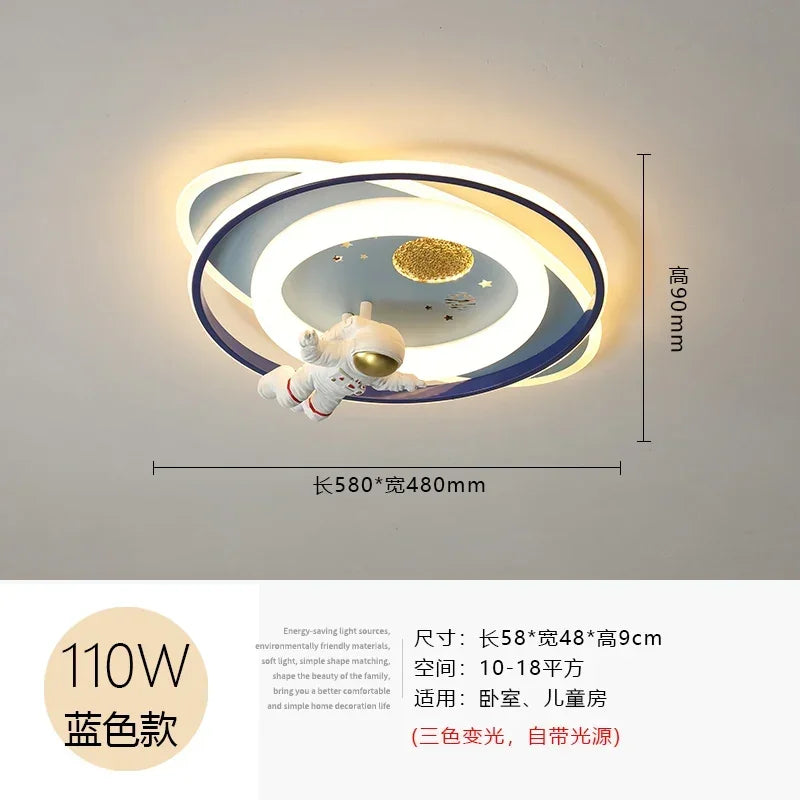 Lámpara de techo DecorBites™ Astronauta, Conejo Espacial, Cohete