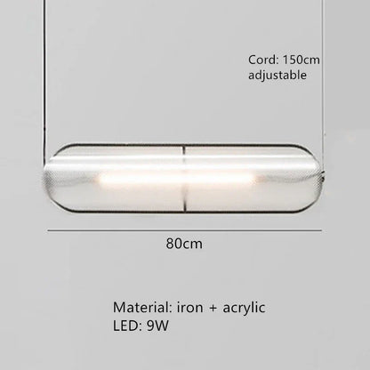 DecorBites™ LED Pendant Lamp: Modern Adjustable Warm Cord Light for Home, Office, and Dining Space