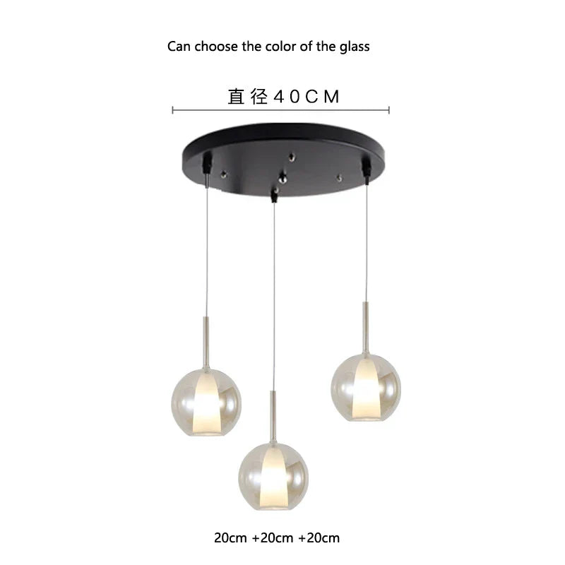 DecorBites™ Designer Glass Chandelier Pendant Light for Dining Room Kitchen Loft Home Decor