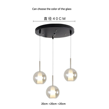 DecorBites™ Designer Glass Chandelier Pendant Light for Dining Room Kitchen Loft Home Decor