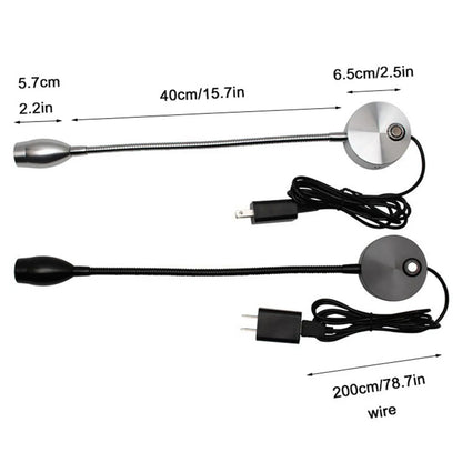 DecorBites™ LED Reading Light with Dimmable Switch, 3 Color Modes, 10 Brightness Levels
