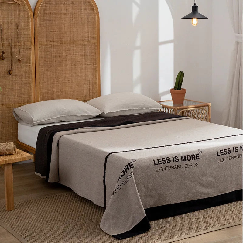 Manta de algodón de lujo DecorBites™ - Calidad superior, 200 x 230 cm / 150 x 200 cm, perfecta para el sofá o la cama