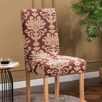 Decobites 3D Embossed Print Spandex Chair Cover Slipcovers - Stretch, Elegant, Durable