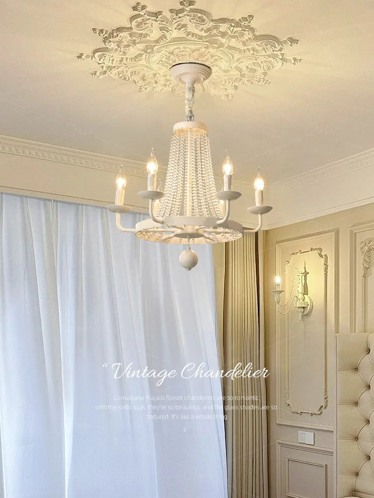 DecorBites™ Crystal Chandelier: Retro Industrial Lighting for Living Room, Dinning Room Decor