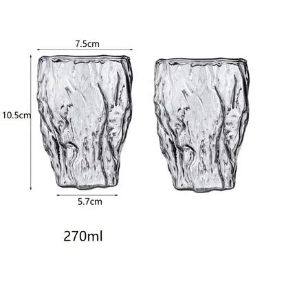 DecorBites™ Heat-Resistant Glass Drinkware Set for Home Bar: Coffee, Wine, Whiskey, Tea, Juice.