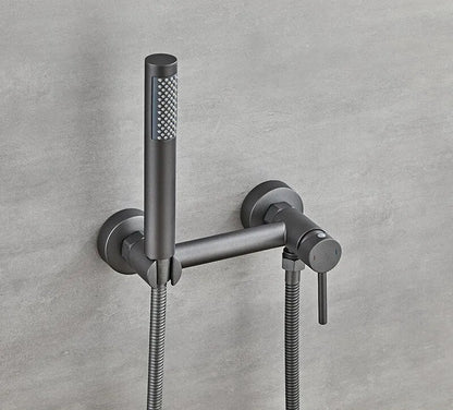 DecorBites™ Bathroom Bidet Faucet Set with Hot Cold Spray Gun Nozzle & Copper Hardware