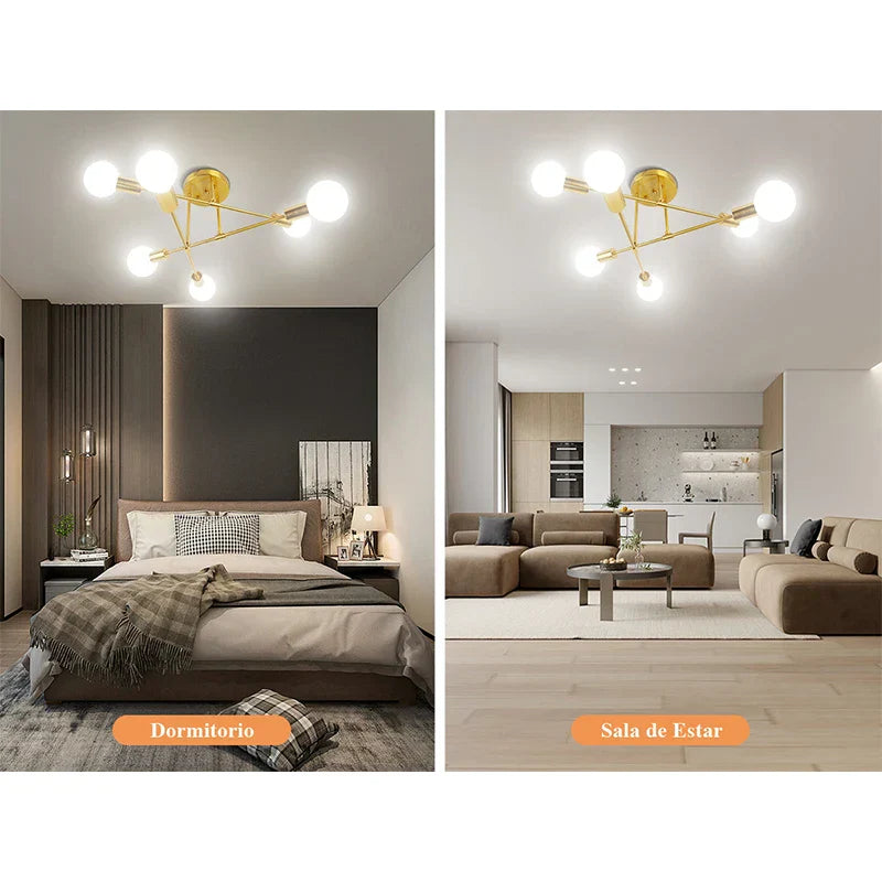 Lámpara colgante de techo LED DecorBites™ para cocina, sala de estar y decoración del hogar