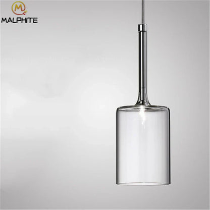 DecorBites™ Glass Bottle Pendant Light: Spillray Industrial Decor Lighting for Restaurant and Bar