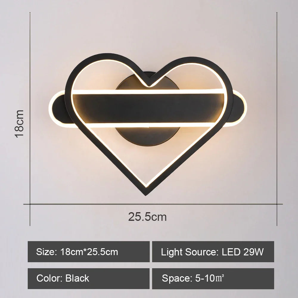 DecorBites™ LED Acrylic Wall Light Shade for Bedroom Living Room Home décor