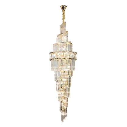 DecorBites™ K9 Deluxe Crystal Pendant Chandelier: Dazzling LED Ceiling Light for Modern Elegance