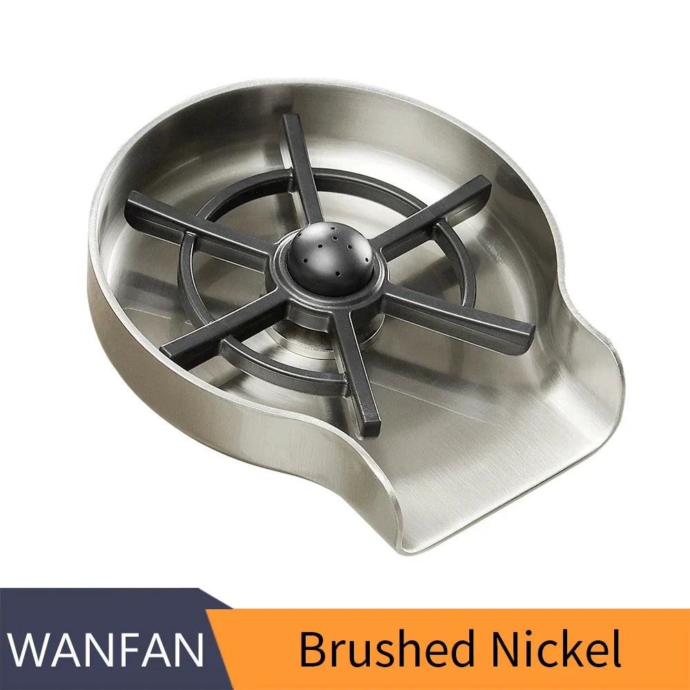 DecorBites™ Glass Rinser: Automatic Cup Washer for Home Sink, Coffee Bar, Kitchen Accessories