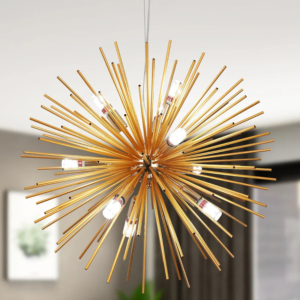 Decorbites™ Lámpara de Colgante de Araña LED Oro para Cocina Moderna Isla de Cocina Sala de Estar