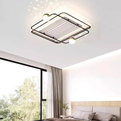 DecorBites™ Kids Bedroom Ceiling Fan with Remote Control and Modern LED Light