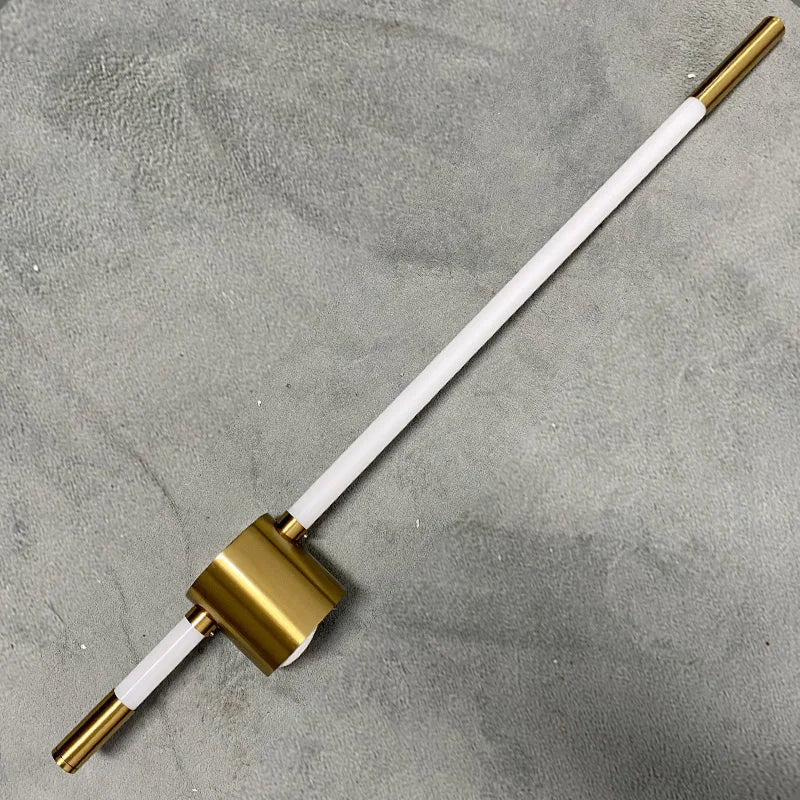 DecorBites™ LED Tube Wall Lights: Black Gold Sconce Fixtures for Bedroom, Living Room, Stairs, Hotel